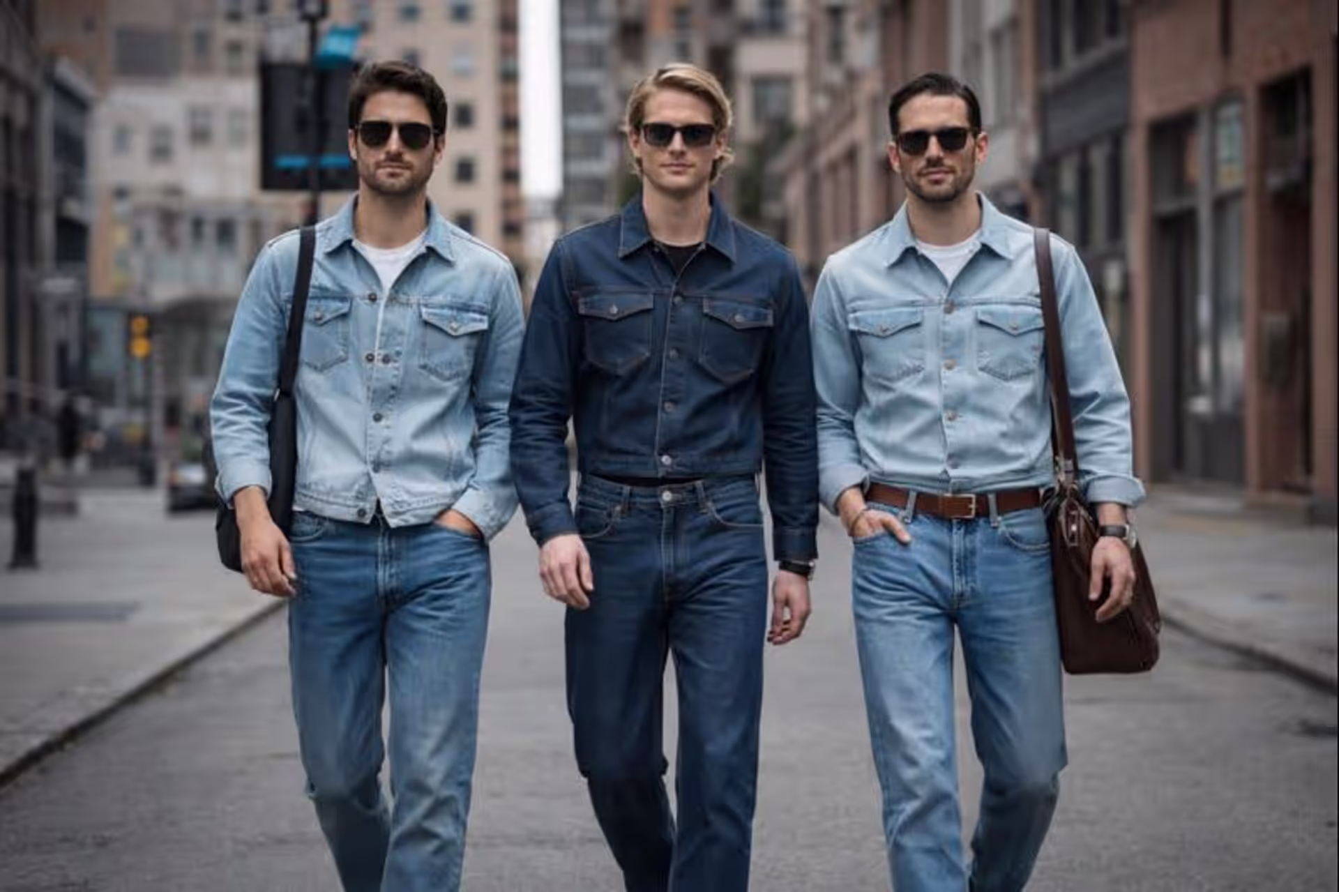 The same basic pieces styled two ways—plain versus elevated—demonstrating how small details transform identical garments into completely different impressions.