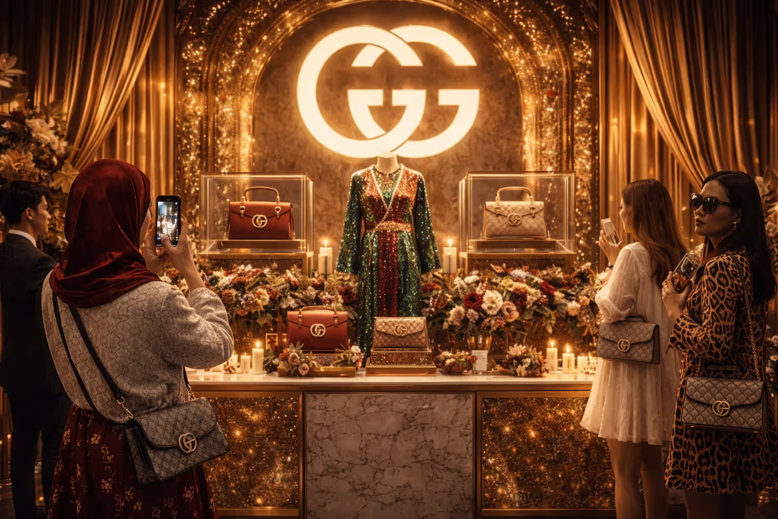 Luxury brand devotion display